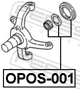Kit riparazione, Fuso a snodo - OPOS-001 FEBEST