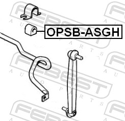 Stabiliser Mounting - OPSB-ASGF FEBEST