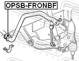 Stabiliser Mounting - OPSB-FRONBF FEBEST
