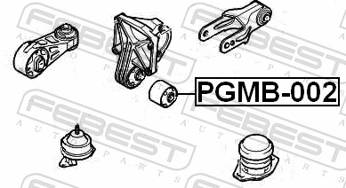 Engine Mounting - PGMB-002 FEBEST