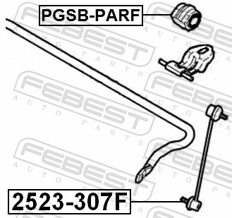 Stabiliser Mounting - PGSB-PARF FEBEST