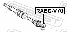Sensor Ring, ABS - RABS-V70 FEBEST