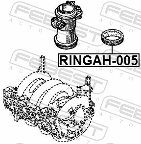 Seal, throttle body - RINGAH-005 FEBEST