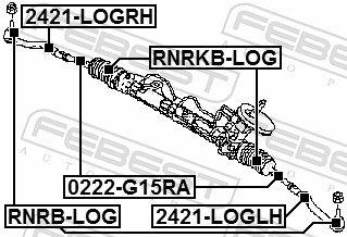 Bellow, steering - RNRKB-LOG FEBEST
