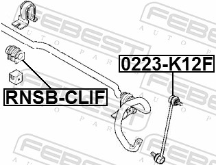 Опора, стабилизатор - RNSB-CLIF FEBEST