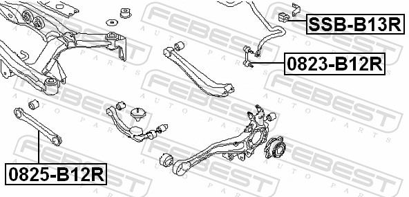 Stabiliser Mounting - SSB-B13R FEBEST