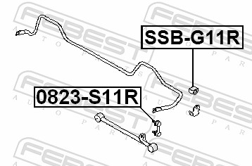 Stabiliser Mounting - SSB-G11R FEBEST