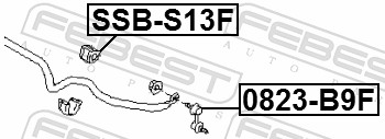 Stabiliser Mounting - SSB-S13F FEBEST