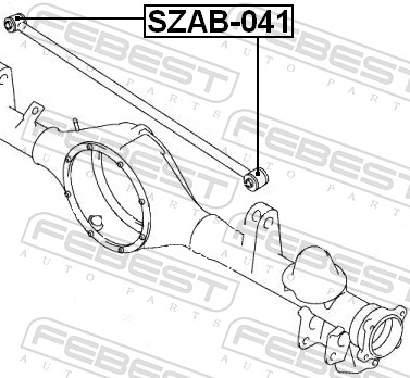 Control Arm-/Trailing Arm Bush - SZAB-041 FEBEST