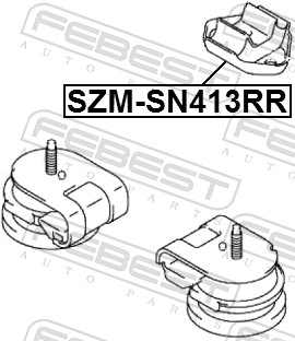 Engine Mounting - SZM-SN413RR FEBEST