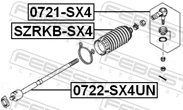 Soffietto, Sterzo - SZRKB-SX4 FEBEST