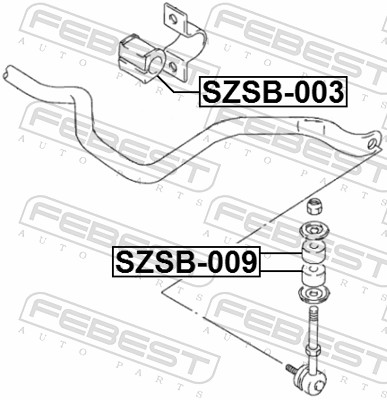 Stabiliser Mounting - SZSB-003 FEBEST