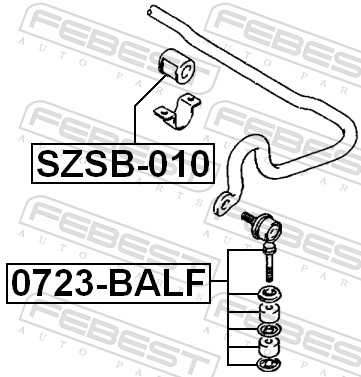 Stabiliser Mounting - SZSB-010 FEBEST