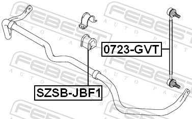 Stabiliser Mounting - SZSB-JBF1 FEBEST