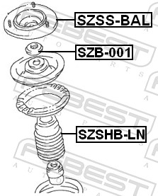 Top Strut Mounting - SZSS-BAL FEBEST