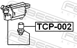 Plug, coil - TCP-002 FEBEST