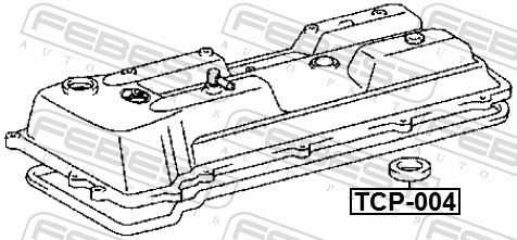 Seal Ring, spark plug shaft - TCP-004 FEBEST