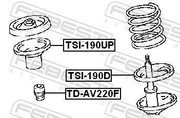 atraminis buferis, pakaba - TD-AV220F FEBEST