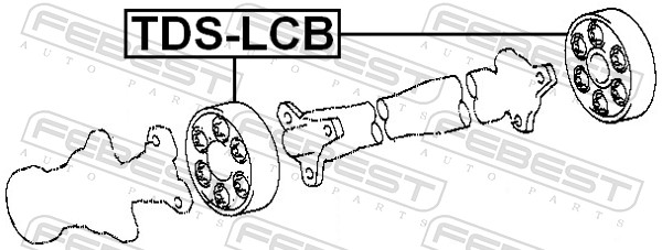 Giunto, Albero longitudinale - TDS-LCB FEBEST