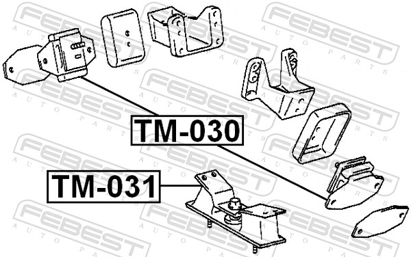 Engine Mounting - TM-030 FEBEST