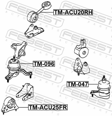 Engine Mounting - TM-096 FEBEST