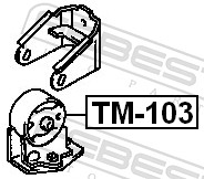 Engine Mounting - TM-103 FEBEST