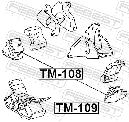 Engine Mounting - TM-108 FEBEST