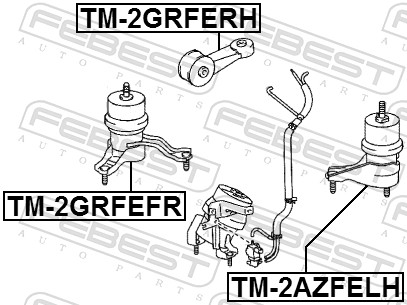 Engine Mounting - TM-2GRFERH FEBEST