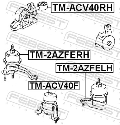 Engine Mounting - TM-ACV40F FEBEST