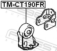Engine Mounting - TM-CT190FR FEBEST