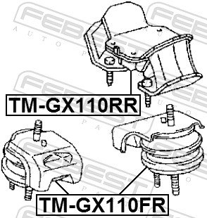Engine Mounting - TM-GX110RR FEBEST