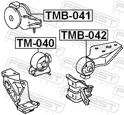 Engine Mounting - TMB-041 FEBEST
