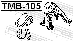 Engine Mounting - TMB-105 FEBEST