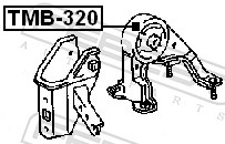Engine Mounting - TMB-320 FEBEST