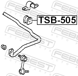 Stabiliser Mounting - TSB-505 FEBEST
