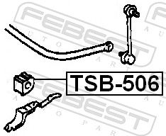 Stabiliser Mounting - TSB-506 FEBEST