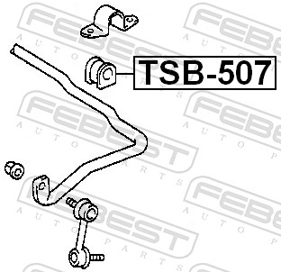Stabiliser Mounting - TSB-507 FEBEST