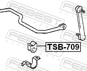 Stabiliser Mounting - TSB-709 FEBEST