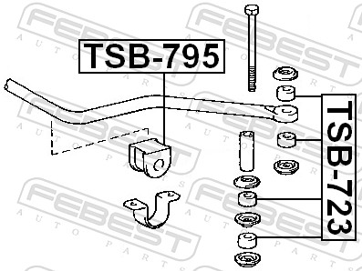 Stabiliser Mounting - TSB-723 FEBEST