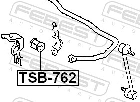 Stabiliser Mounting - TSB-762 FEBEST