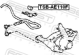 Stabiliser Mounting - TSB-AE110F FEBEST