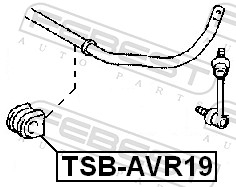 Stabiliser Mounting - TSB-AVR19 FEBEST