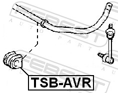 Stabiliser Mounting - TSB-AVR FEBEST