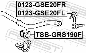 Stabiliser Mounting - TSB-GRS190F FEBEST