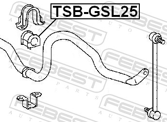 Supporto, Stabilizzatore - TSB-GSL25 FEBEST