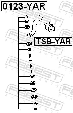 Stabiliser Mounting - TSB-YAR FEBEST