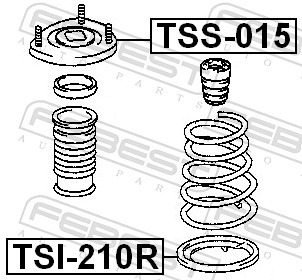 Spring Cap - TSI-210R FEBEST