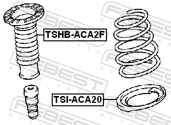 Spring Cap - TSI-ACA20 FEBEST