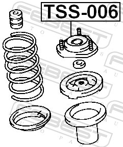 Top Strut Mounting - TSS-006 FEBEST