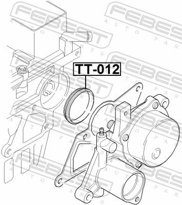 Gasket, vacuum pump - TT-012 FEBEST